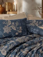 Cotton Box Спално бельо „Noctelle Bej“ Saten – 100% памук сатен – 6 части – за спалня - Image 2