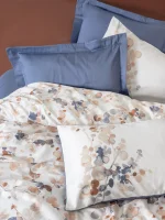 Cotton Box Спално бельо „Nebulae Indigo“ Saten – 100% памук сатен – 6 части – за спалня - Image 2