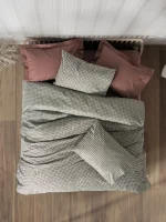 Cotton Box Спално бельо „Mote“ Ranforce – 100% памук ранфорс – 5 части – за спалня с два плика