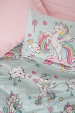 Cotton Box Спално бельо „Twinka Pembe“ Памук Ранфорс – 3 части – за единично легло - Image 2