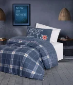 Cotton Box Спално бельо „Given Gri“ Genç Odası Ranforce – 100% памук – 3 части – за единично легло - Image 3