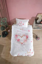 Clasy Спално бельо „Dream V1 Bej“ Ranforce – 100% памук – 3 части – за единично легло