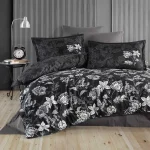 Clasy Спално бельо „Vilya V2“ Delux Saten – 100% памук сатен – 6 части – за спалня