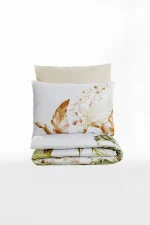 Cotton Box Спално бельо „Luster Bej“ Памук Сатен – 100% памук сатен – 7 части – за спалня с два плика - Image 2