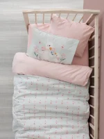 Cotton Box „Mamiduck Pembe“ бебешки спален комплект – 100% памук ранфорс