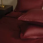 Class by Majoli Спално бельо „Bordo“ Памук Сатен – 100% памук сатен – 6 части – за спалня - Image 2