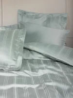 Cotton Box Спално бельо „Stripe Mint“ Smart Bambu Saten – 60% бамбук и 40% памук – 6 части – за спалня - Image 18
