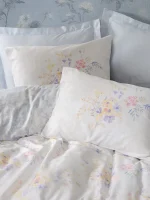 Cotton Box Спално бельо „Lilou Lila“ Saten – 100% памук сатен – 6 части – за спалня - Image 2