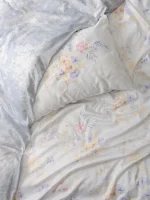 Cotton Box Спално бельо „Lilou Lila“ Saten – 100% памук сатен – 6 части – за спалня - Image 3