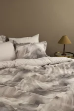 Спално бельо First Choice „Ruska Beige“ Сатен – 100% памук –  7 части – за спалня с два плика - Image 3