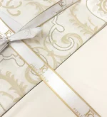 First Choice Спално бельо „Delmor Cream“ Памучен сатен – 100% памук – 6 части – за спалня - Image 2
