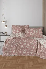 First Choice Sienta Terra – 6-слойно памучно покривало за спалня с калъфки