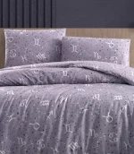 First Choice Homesko Goodnight Lavender – 100% памук, 142 TC - Ranforce спален комплект 200×220 с чаршаф с ластик 160×200+35 см - Image 2