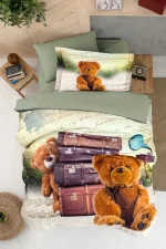 First Choice Jodin Yeşil – Детски спален комплект – 100% памук Ranforce, 150 TC
