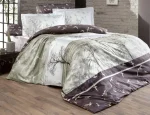 First Choice Doga Brown – 100% памук сатен – семеен спален комплект с 2 плика – 7 части - Image 2