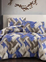 First Choice Homesko Rayce Beige – 100% памук, 142 TC – Ranforce спален комплект 200×220 с чаршаф с ластик 160×200+35 см - Image 2