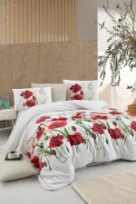 First Choice Lita – 100% памук Ranforce, 150 TC – спален комплект с 2 плика за спалня – 5 части