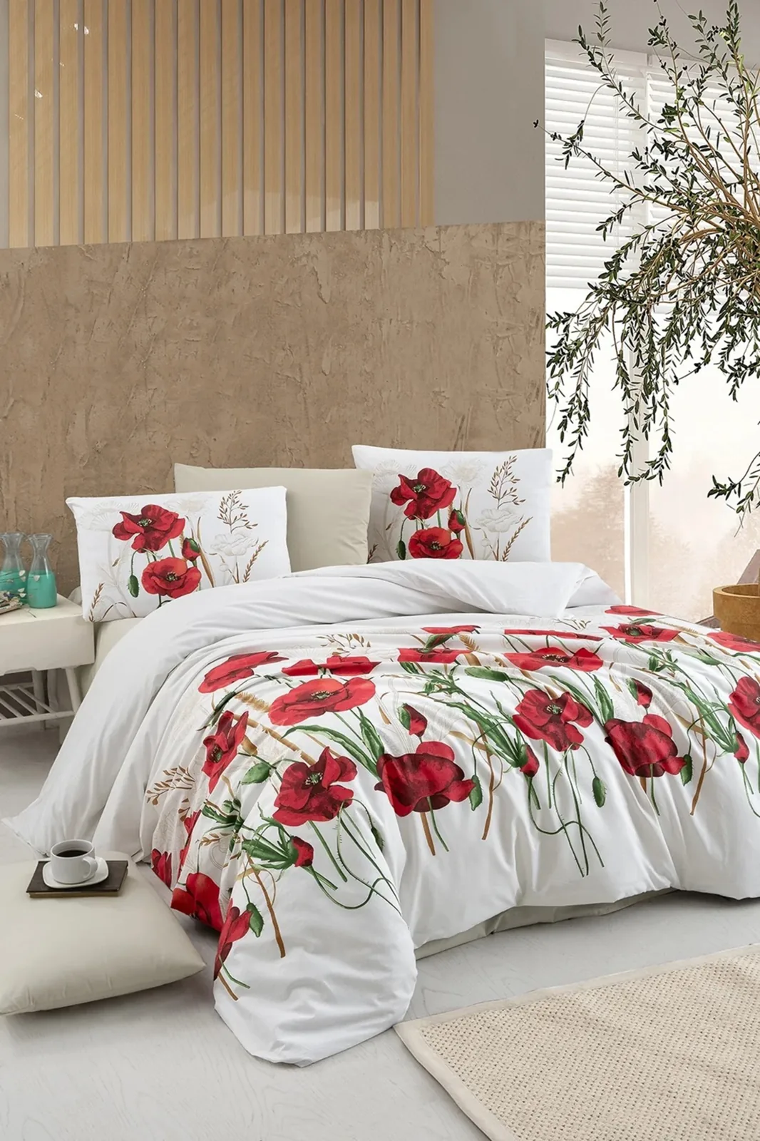 First Choice Lita – 100% памук Ranforce, 150 TC – спален комплект с 2 плика за спалня – 5 части