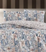 First Choice Homesko Joly Blue – 100% памук, 142 TC – Ranforce спален комплект 200×220 с чаршаф с ластик 160×200+35 см - Image 2