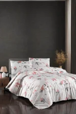 First Choice Homesko Karen Berry – 100% памук, 142 TC - Ranforce спален комплект 200×220 с чаршаф с ластик 160×200+35 см