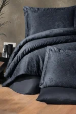 First Choice Спално бельо „Advina Eclipse“ Памучен сатен – 7 части – за Спалня/Приста с два плика - Image 2