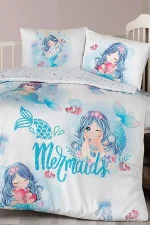 First Choice Детско спално бельо „Mermaid“ – 100% памук – 4 части – за бебешко легло - Image 2