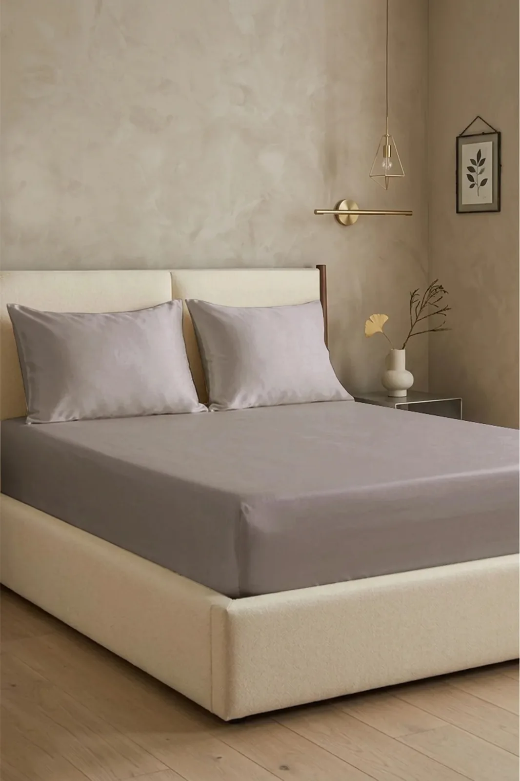 prod_4344eeba-a4ae-4092-9c17-9fdabefdf820 First Choice Mink – 100% памук сатен, 200 TC (80 нишки) – комплект чаршаф с ластик и 2 калъфки – 3 части - Image 1