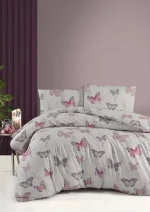 First Choice Homesko ELERY POWDER – 100% памук, 142 TC – Ranforce спален комплект 200×220 с чаршаф с ластик 160×200+35 см