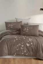 First Choice Hardy Brown – 100% памук Ranforce, 150 TC – спален комплект с 2 плика за спалня - 5 части - Image 2