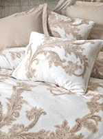Cotton Box Loren Bej – 100% памук сатен – спален комплект с 2 плика за спалня – 7 части - Image 2
