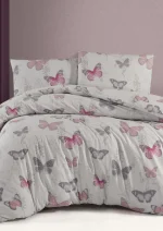 First Choice Homesko ELERY POWDER – 100% памук, 142 TC – Ranforce спален комплект 200×220 с чаршаф с ластик 160×200+35 см - Image 2