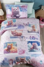 First Choice Cute Yeşil – Единичен спален комплект от 100% памук Ranforce 150 TC - Image 2