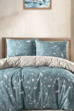 First Choice Homesko Freedom Mint – 100% памук 142 TC – Ranforce спален комплект 200x220 с чаршаф с ластик 160x200+35 см - Image 2