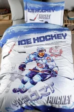 First Choice Hockey Gri – Детски спален комплект 100% памук Ranforce, 150 TC - Image 2