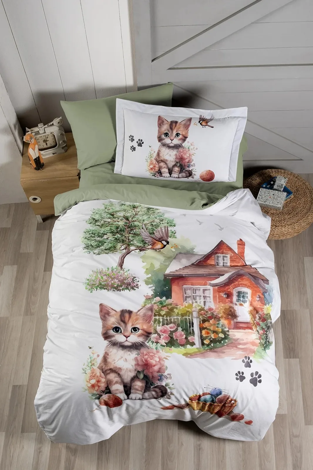 prod_b2304298-6742-44a9-ab35-c0c341d84ff3 First Choice Molly Yeşil – Детски спален комплект 100% памук Ranforce, 150 TC - Image 1