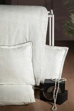 La Romano Спално бельо „Rodel Krem“ Premium Satin – 100% памук – 300 TC – 6 части – за спалня - Image 2