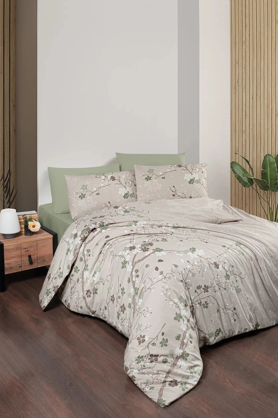First Choice Luhan River – 100% памук Ranforce, 150 TC – спален комплект с 2 плика за спалня – 5 части