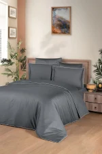 La Romano Lucca Grey – 100% памук – 300 TC – 6 части – за спалня с един плик
