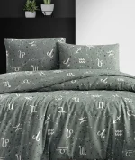 First Choice Homesko Goodnight Moonmist – 100% памук, 142 TC – Ranforce спален комплект 200×220 с чаршаф с ластик 160×200+35 см - Image 2