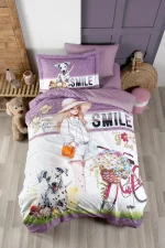 First Choice Eyna Pudra – Детски спален комплект  100% памук Ranforce, 150 TC