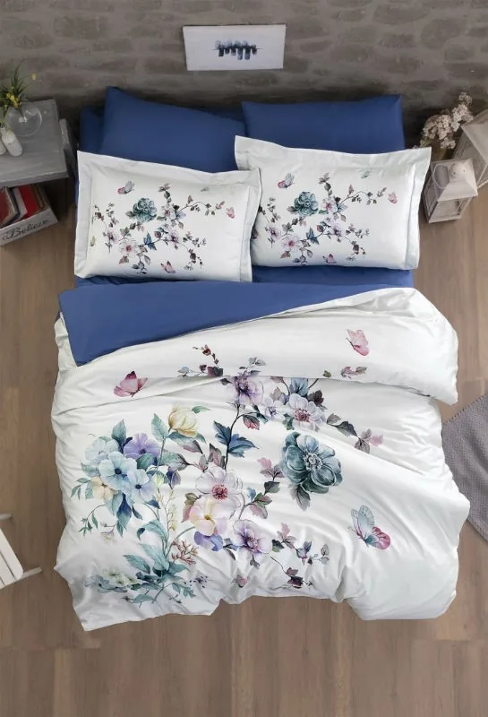 prod_3a3fc7aa-54f1-425b-9db8-7bee50de3b7a First Choice Martina Blue – 100% памук сатен – спален комплект за спалня – 6 части - Image 1
