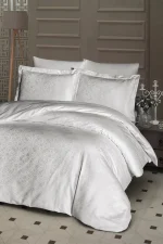 First Choice Lamone Krem – 100% памук жакардов сатен  – 6 части - комплект за спалня
