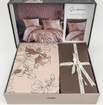 Clasy Sindarin V1 Kahve – 100% памук сатен – 6 части – за спалня - Image 4