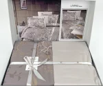 First Choice Living Brown – 100% памук сатен – единичен спален комплект – 4 части - Image 4
