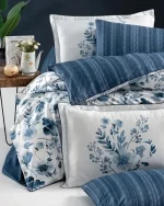 La Romano Madena Blue – Premium Satin – 100% памук – 300 TC – 6 части – за спалня - Image 2