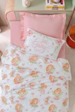 Cotton Box Спално бельо „Pixie Розово/бяло“ – 100% памук ранфорс – 3 части - За единично легло - Image 2