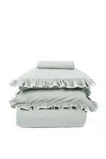 First Choice Спално бельо „Josef Silver“ Superior бархет – 100% памук – 4 части – за спалня - Image 6