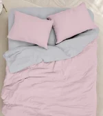 Cotton Box Двойно спално бельо „Plain Pembe-Gri“ Ranforce – 100% памук - 4 части - Image 2