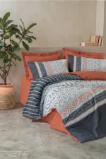 Cotton Box Двойно спално бельо „Strata Tarçın“ Ranforce – 100% памук - 4 части