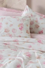 Cotton Box Двойно спално бельо „Rosalie Pembe“ Ranforce – 100% памук - 4 части - Image 2